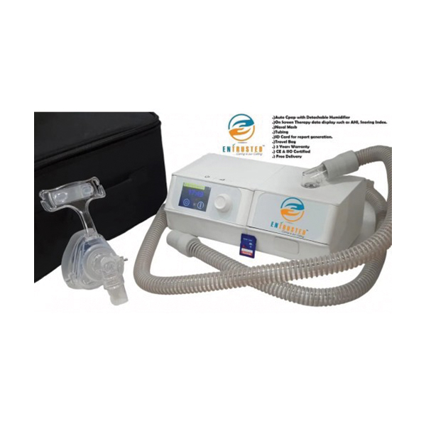 Delta Sleep Auto Cpap A20 with Detachable Humidifier, Nasal Mask, Tubing, SD Card & Travel Bag