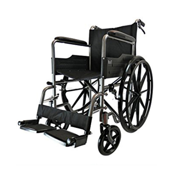 Deluxe Wheel chair with PU Mag wheel