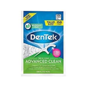 DenTek Triple Clean Fresh Mint floss picks 150 count dental flossers
