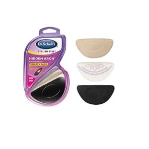 Dr. Scholl’s Stylish Step Hidden Arch Support for Flats, 3 pairs shoe inserts