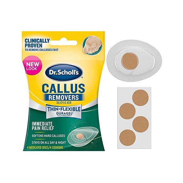 Dr. Scholl's Callus Remover with Duragel Technology 4 count for fast callus removal and cushioning protection