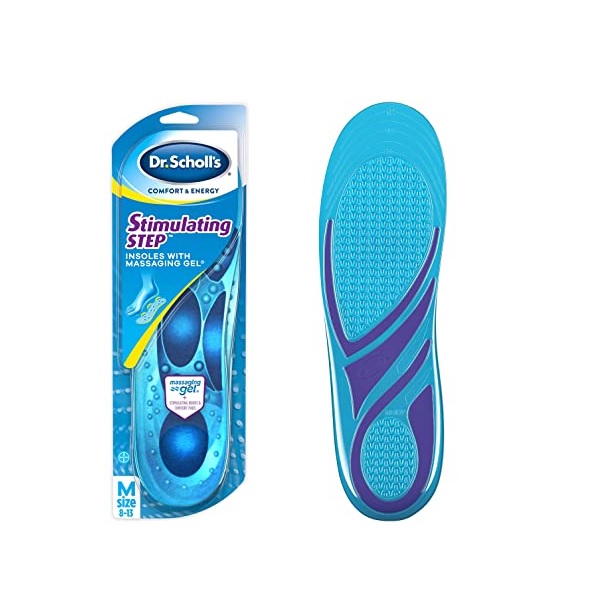Dr. Scholl’s Comfort and Energy Stimulating Step Insoles for Men, 1 Pair, Size 8-13
