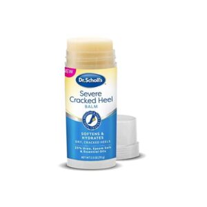 Dr. Scholl’s Cracked Heel Repair Balm 25% Urea for dry cracked feet, moisturizing and healing foot balm