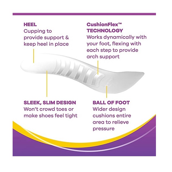 Dr. Scholl's Cushioning Insoles for Everyday Flats, Low Heels, Dress Shoes, Casual Shoes, Boots (for Women's 6-10) - Image 4