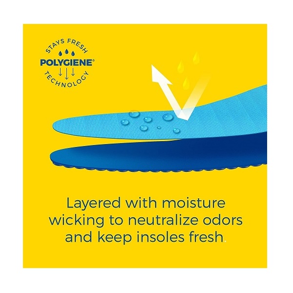 Dr. Scholl's Float-On-Air Insoles for Men, Shoe Inserts That Relieve Tired, Achy Feet with All Day Comfort, Men's 8-14 - Image 7