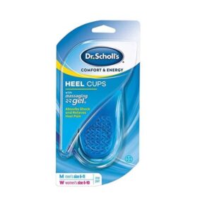 Dr. Scholl's Massaging Gel Heel Cups Medium Size, 1 Pair