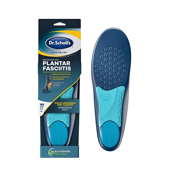 Dr. Scholl's Men's Pain Relief Orthotics for Plantar Fasciitis, Size 8-13
