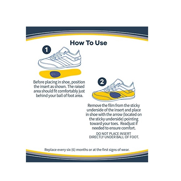 Dr. Scholls Pain Relief Orthotics for Ball of Foot Pain, 1 Pair - One Size Fits All - Image 5
