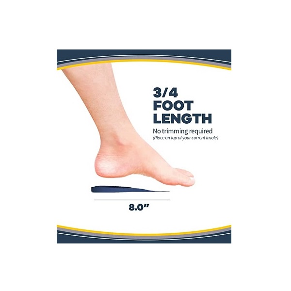 Dr. Scholls Pain Relief Orthotics for Heel for Men, 1 Pair, Size 8-12 - Image 6