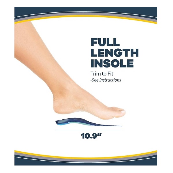 Dr. Scholls Pain Relief Orthotics for Plantar Fasciitis for Women, 1 Pair, Size 6-10 - Image 6