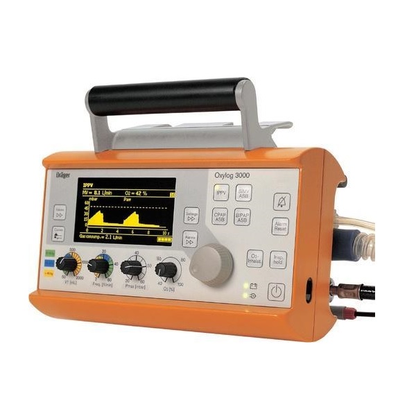 Drager Oxylog 3000 Plus Transport Ventilator