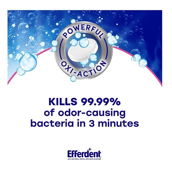 Efferdent Original Anti-Bacterial Denture Cleanser (Tablets, 126 Count) - Image 3