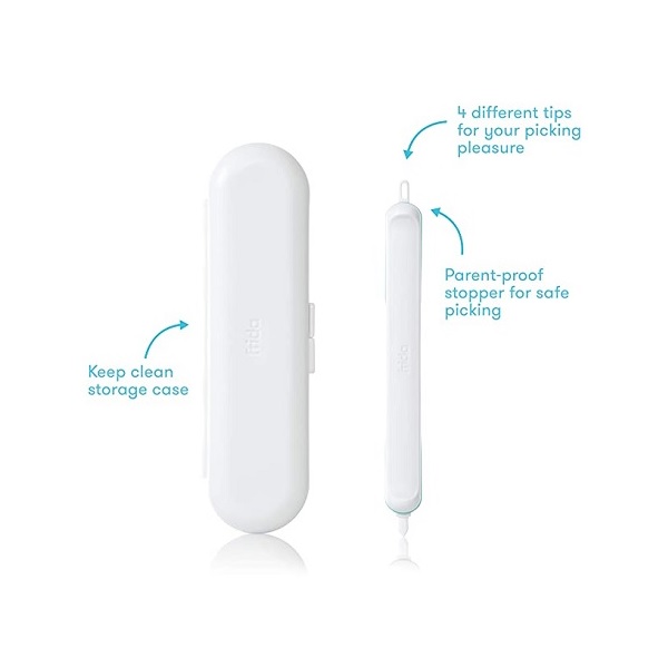 FridaBaby 3-in-1 Nose, Nail + Ear Picker by Frida Baby the Makers of NoseFrida the SnotSucker, Safely Clean Baby's Boogers, Ear Wax & More - Image 5