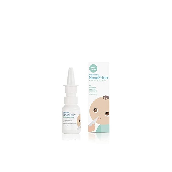 FridaBaby NoseFrida Saline Snot Spray for baby congestion relief – natural nasal moisturizing spray