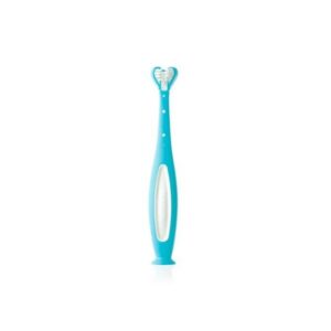 FridaBaby SmileFrida the ToothHugger Toothbrush in Blue with triple-angle bristles for baby and toddler oral care