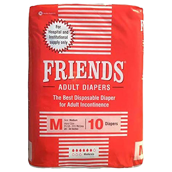 Friends Hospital Adult Diapers Medium - Image 2
