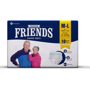 Friends Pullups Pant Style Adult Diaper (Medium-Large)