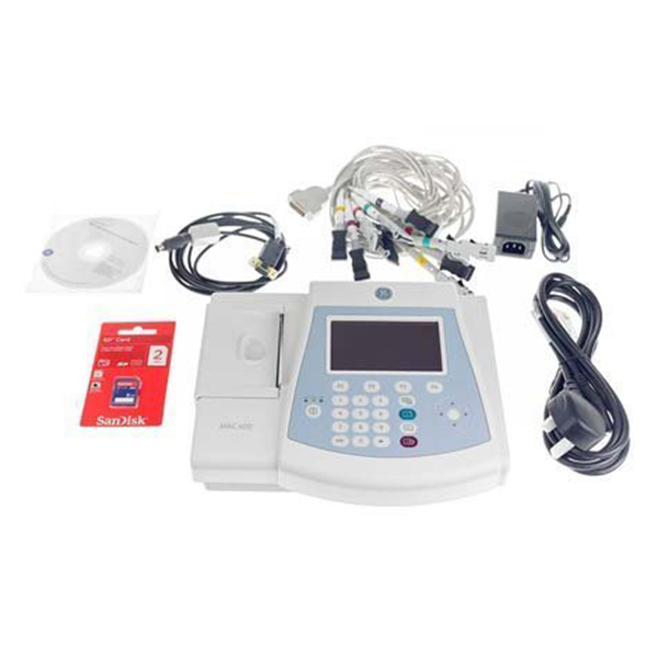 GE Mac 600 12 Lead Color Resting ECG Machine - Image 3