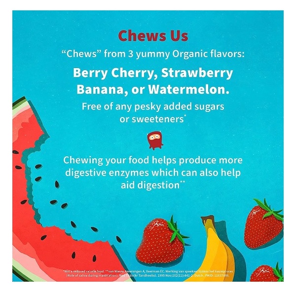 Garden of Life, Dr. Formulated Probiotics, Organic Kids+, Probiotics + Vitamins C & D, 5 Billion, Tasty Organic Watermelon, 30 Yummy Chewables - Image 4
