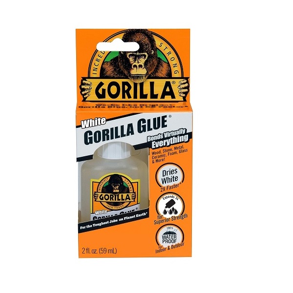 Gorilla Glue Glue for Home and Work Tools (2-Ounce, Model: 5201204, White)