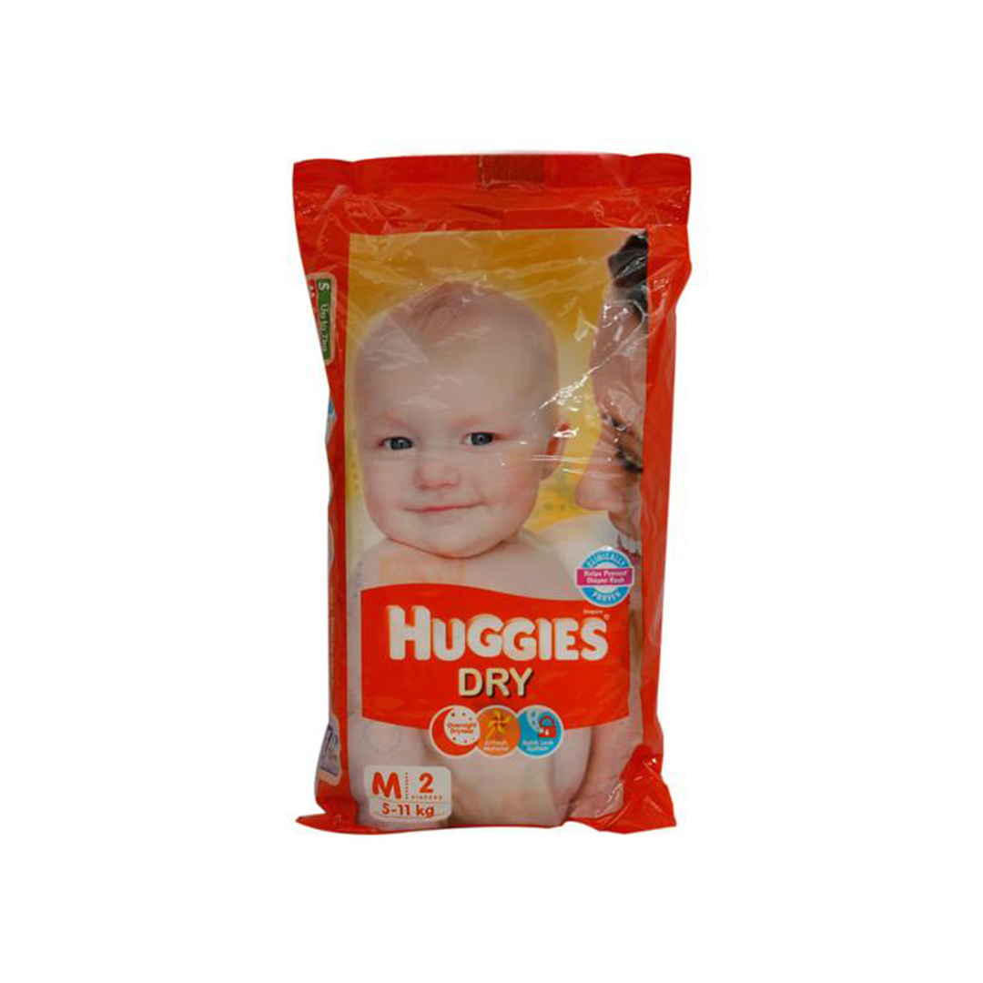 Huggies new dry medium 2s