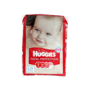 Huggies total protection large 36s diapers