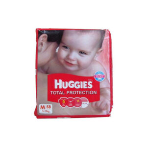 Huggies total protection medium 58s diapers