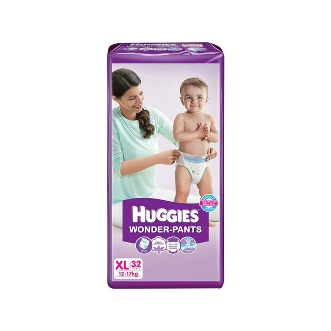 Huggies wonder pants diapers xl 32s