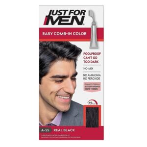 Just For Men Autostop Color #A-55 Real Black (2 Pack)