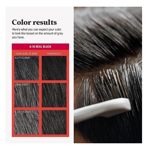 Just For Men Autostop Color #A-55 Real Black (2 Pack) - Image 4