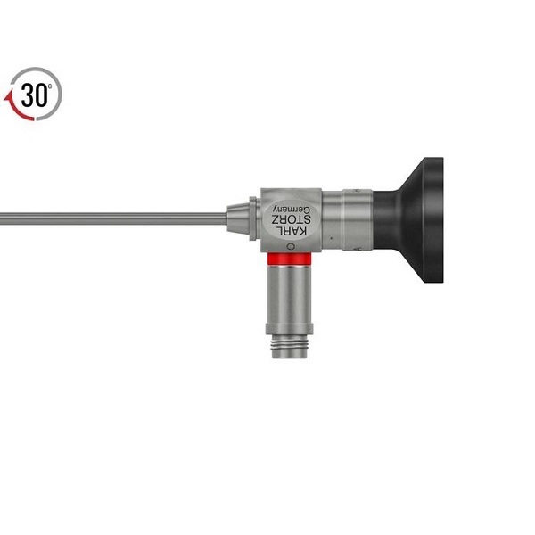 Karl Storz 2.4 mm 30° HOPKINS® II Autoclavable Telescope, 10 cm, Red