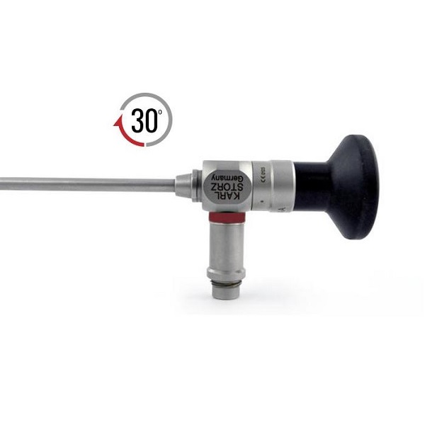 Karl Storz 4.0 mm 30º HOPKINS® II Autoclavable Telescope, 18 cm, Red