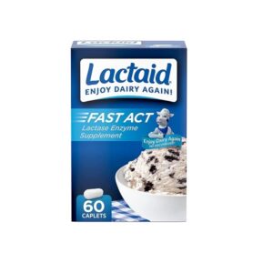 Lactaid Fast Act Caplets 60 Count for Lactose Relief