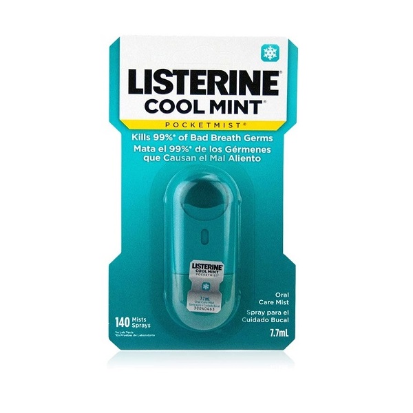 Listerine Pocket Mist Cool Mint 7.7 ml Breath Spray