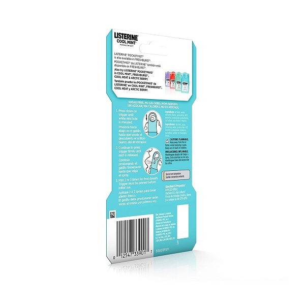 Listerine Pocket Mist Cool Mint Pack of 7.7 ml - Image 7