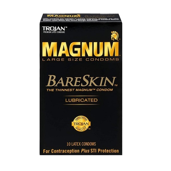 Trojan Magnum Bareskin ultra-thin large condoms 10 pack