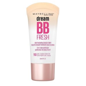 Maybelline Dream Fresh Dewy BB Cream Light Medium 30ml hydrating beauty balm with natural coverage and dewy finish