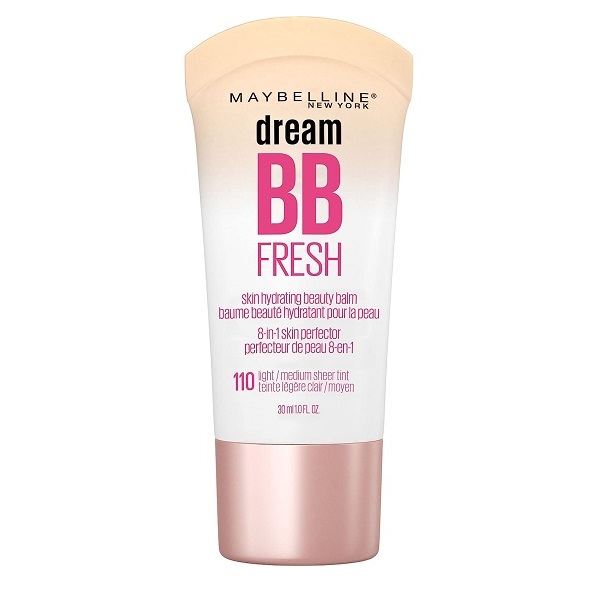 Maybelline Dream Fresh Dewy BB Cream Light Medium 30ml hydrating beauty balm with natural coverage and dewy finish