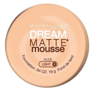 Maybelline New York Dream Matte Mousse Foundation, Nude, 18g
