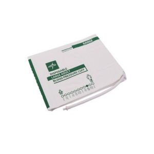 Medline Disposable BP Cuff, Large Adult Long, 1 Tube, With Hp Connector