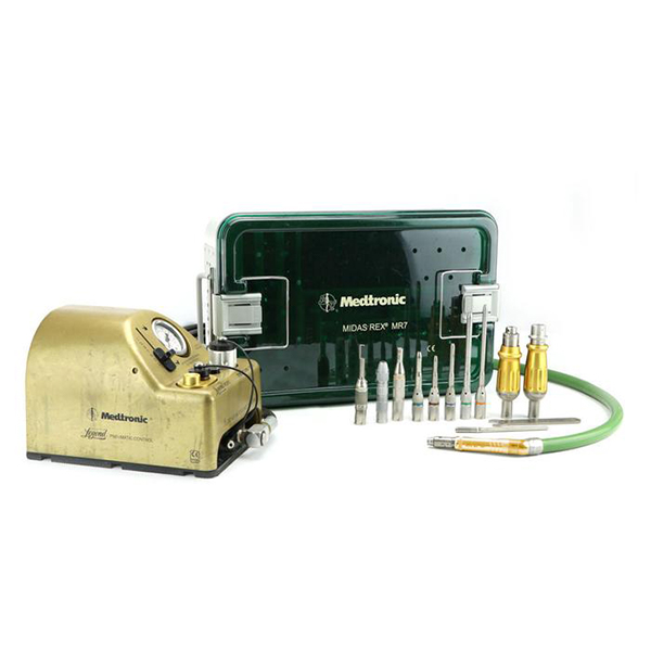 Medtronic Midas Rex V03 Drill with Attachments and Case