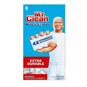 Mr. Clean Magic Eraser, Extra Power, 4 Pads (Pack of 2 boxes)