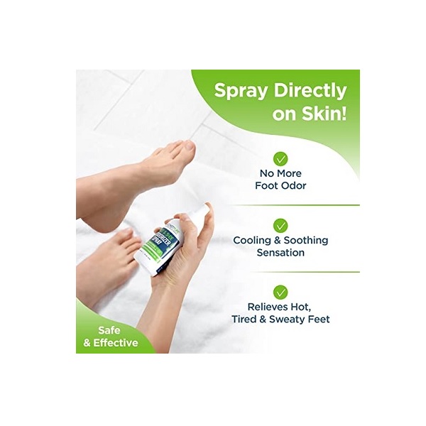 Natural Shoe Deodorizer, Foot Deodorant Spray for Athletes. Removes Odor, Stink From Bacteria. Mint Spray Freshens Better Than Powders, Antiperspirants, Insoles, Sneaker Balls. Use on Feet and Shoes. - Image 5