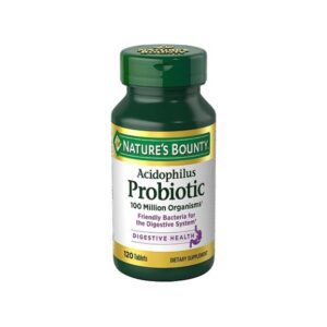 Nature's Bounty Acidophilus Probiotic, Pack of 120 Tablets
