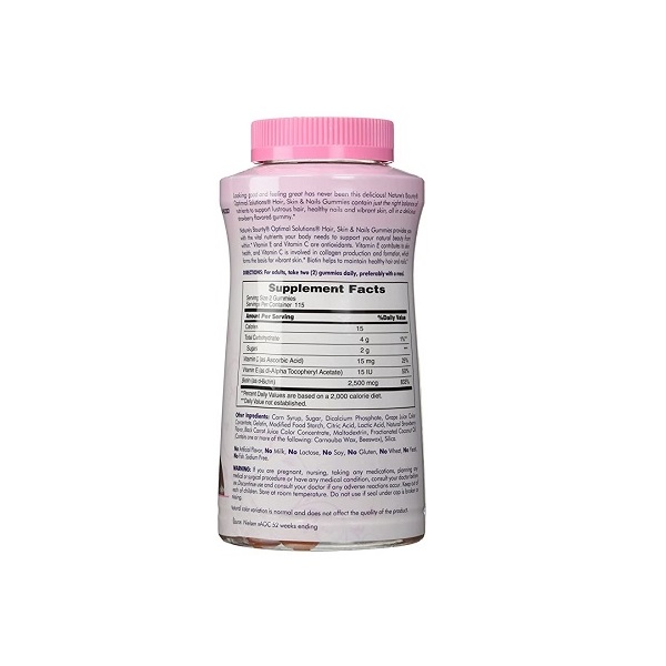 Nature's Bounty Hair Skin and Nails - 230 Gummies - Image 2