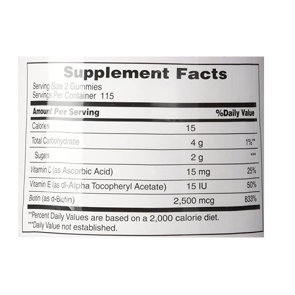 Nature's Bounty Hair Skin and Nails - 230 Gummies - Image 3