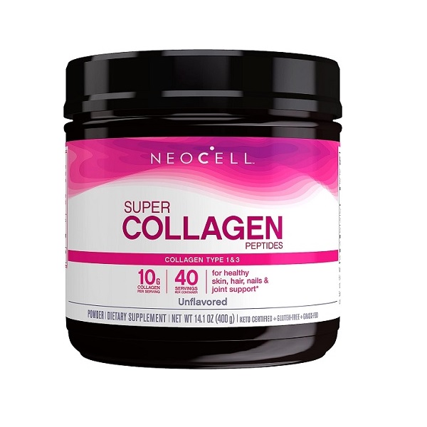 NeoCell Super Collagen Peptides Unflavored Powder Dietary Supplement, 400g