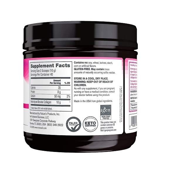 NeoCell Super Collagen Peptides Unflavored Powder Dietary Supplement, 400g - Image 11
