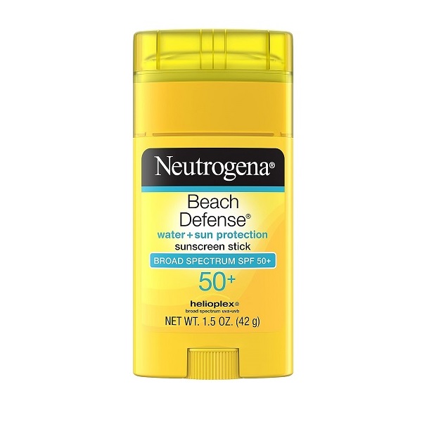Neutrogena Beach Defense Sunscreen Stick Broad Spectrum SPF 50+, 1.5 Oz