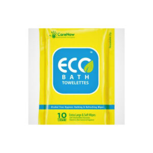 Nvey Eco Alcohol-free Hygienic and Antiseptic Large Bathing Wipes in a Ziplock Pack -Set of 40 Pieces